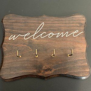 Welcome Sign/Key Hook